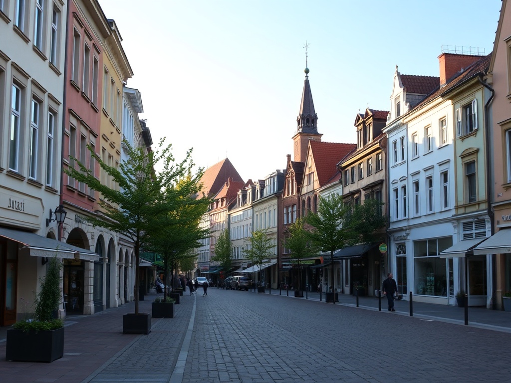 Mapa pokazująca infrastrukturę i usługi w Zawidowie, z naciskiem na dostępność placówek.