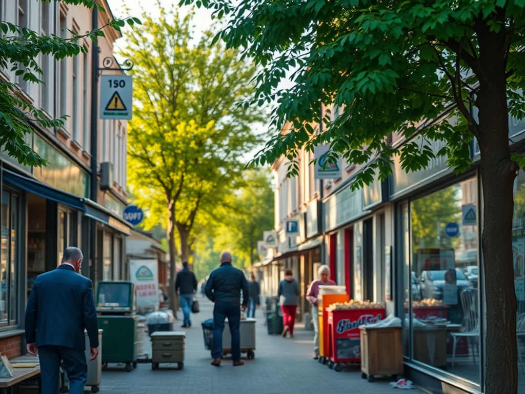 Plakat informacyjny o odbudowie linii kolejowej 780 pod Zawidowem - nowe możliwości zatrudnienia